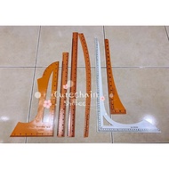 [1 pcs] PVC Tailor Ruler Sewing Ruler/ Sewing Ruler Set Sewing Ruler/