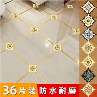 Floor Tile Diagonal Sticker Living Room Beautiful Seam Sticker Floor Decoration Corner Flower Floor 