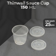 Thinwall Cup 150ml Sauce Cup 150ml Plastic Chili Sauce Container/