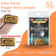Stiker Penguat Sinyal Hp Booster Jaringan Penstabil Handphone Android Smartphone Modem Signal