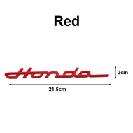 Logo Honda Emblem Honda Latin Emblem Honda Klasik Tulisan Rangkai Latin Bahan Plastik Warna Merah Hi