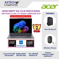 Acer Swift Go 14 AI SFG14-64-R3UG 14" WQXGA+ Laptop ( AI 5 340, 16GB, 512GB SSD, ATI, W11, HS+M365 )