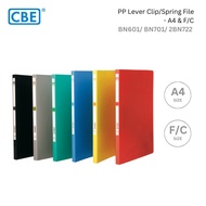 CBE BN601/ BN70/ 2BN722 I PP Lever Clip/Spring File  - A4 & F/C