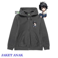 Boys and Girls Jacket with DEATH NOTE EMO Motif Ages 3 4 5 6 7 8 9 10 11 12 Years Premium Quality