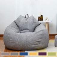 Lazy Large Bean Seat Bag Chair Sofa Cover Comfortable Outdoor Cloth Pouf Puff Couch Tatami Living Room Beags 2023