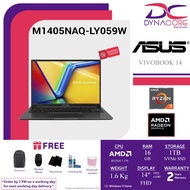 ASUS VIVOBOOK 14 M1405NAQ-LY059W (AMD RYZEN 7 170 8C/ 16GB (8GX2)RAM/ 1TB SSD/AMD/14"FHD-Indie Black
