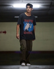 [MOO 7/23] Nevermind MOO Band T-Shirt เสื้อยืดผู้ชาย แขนสั้น คอกลม พิมพ์ลายกราฟิก MOO