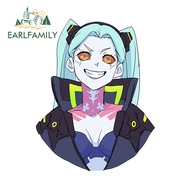 EARLFAMILY Cyberpunk：Edgerunners Rebecca Car Sticker Personality Motorcycle Helmet Scratch-Proof Vin