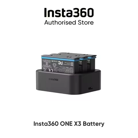 Original Insta360 ONE X3 Battery 1800mAh Fast Charge Hub For Insta 360 One X3 Camera Accessories