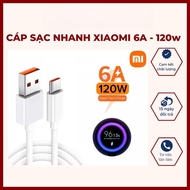 Fast Charging Cable 120w(6A), 67w, 55w, 33w, 18w Turbocharger For Xiaomi, Xiaomi Fast Charging Cable