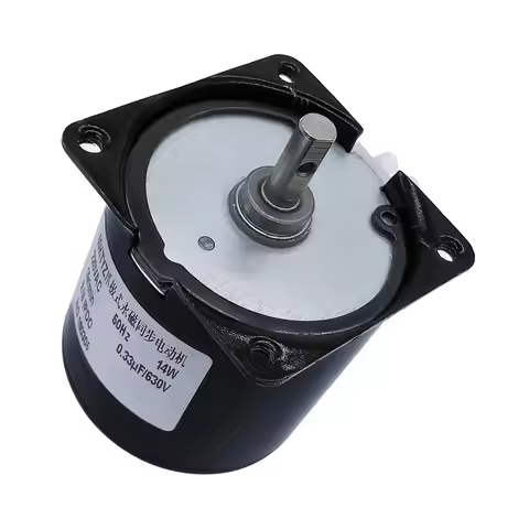 60KTYZ Permanent Magnet Motor AC220V 14W 2.5rpm 5rpm 10rpm 15rpm 30rpm 50rpm 110rpm Claw Pole Synchr