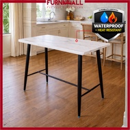 Furnimall Super Top Island Table 95cm Restaurant High Bar Table Cafe Table Meja Makan Tinggi