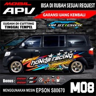 SUZUKI APV Car Decal - Car Decal APVSUZUKI - Custom APV Car Striping