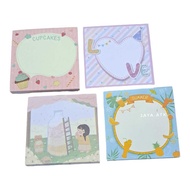 Sticky NOTES MEMO Paste Box 76X76 MOTIF 80LBR Sticker Paper NOTES