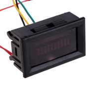 User-Friendly Level Gauge Indicator 12V Universal Motorcycle Car Oil Scale Meter LED Oil Level Gauge