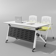 Classroom Smart Foldable Staff Splicable Table Chair Conference Table Training Mobile Combination Lo