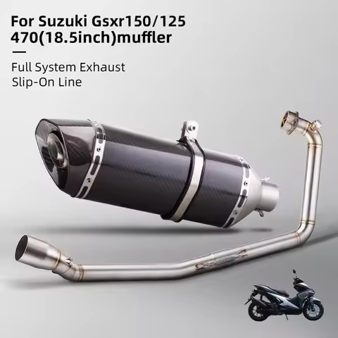 For Suzuki gsxR150 GSXS150 GSX R150 R125 S150 S125 GSXR GSXS 150 125 Escape Motorcycle Full System E