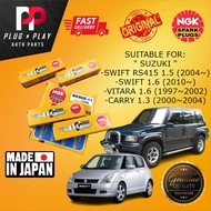 NGK SPARK PLUG MADE IN JAPAN FOR SUZUKI SWIFT RS415 1.5 (2004~) / SWIFT 1.6 (2010~) 4 PCS 100% ORIGINAL [BKR6E-11]