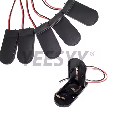 1/2/5pcs CR2032 Button Coin Cell Battery Socket Holder Case Cover With ON/OFF Switch 3V x2 6V Batter
