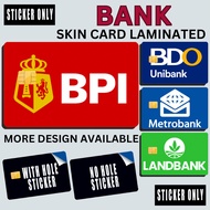 BANK THEME - STICKER SKIN CARD FOR ATM, CREDIT, DEBIT , BEEP CARD