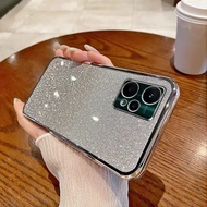 เคส Realme 9 Realme เคสโทรศัพท์9โพรพลัส Realme9 9โปร9i Realme ชุบโลหะด้วยไฟฟ้ากรอบกันกระแทกกลิตเตอร์