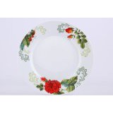 Giacomo 25cm Decorated Opal Dinner Plate (Matissa) - 6pcs