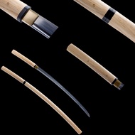 LALAPORT Hand Forged Samurai 41" Shirasaya Katana Full Tang Blade Japanese Swords 1045 Carbon Steel 