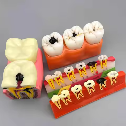Dental Oral Caries Comparison 6/4/2 times Tooth Development Evolution Periodontal Disease Assort Too