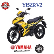 100% ORIGINAL YAMAHA Y15 V2 COVER SET+STICKER YELLOW B17-F0000-A0-P1+B17-FG000-A0-P1
