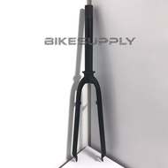 MTB Bicycle Fork Black Black Size 26 Inch Steertube Oversize OS 28.6 mm / 1 1/8 Inch
