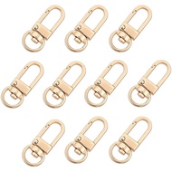 BeeBeecraft 30 Pieces Golden Metal Lobster Claw Clasps Swivel Lanyards Trigger Snap Hooks Strap for Keychain Key Rings DIY Bags Jewelry Findings Crafts