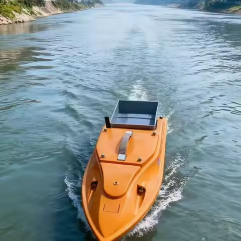 New Fish Riding The Wind Remote Control Nesting Boat One Click 12v High Speed Gps Positioning Return