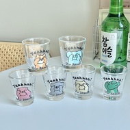 |Seoul Mom Fragrance Home|[Single In Stock] Home Life Six-Piece Set|Bye Shochu Glass|SHOT Glass Wine