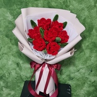 Express Delivery 7 Velvet Wire Rose Bouquets