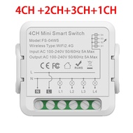 Tuya Smart Wifi Switch Smart Home DIY Breaker Supports 2 Way Control Voice Worksfor