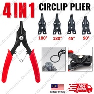 4IN1 Circlip Snap Ring Plier Set Snap Ring Pliers Plier 4PCS Set Circlip Combination Retaining Clip 