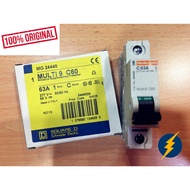 Schneider / Merlin Gelin Square D MCB 1pole 63amp ( Top Quality Special Edition )