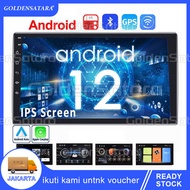 7 Inch Car Android 12 Navigasi 4G+32G IPS Screen Head Unit Player Car Navigasi Head Unit Untuk Semua