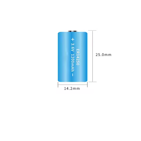 2pcs/lot 3.7V 14250 rechargeable lithium battery LS14250 ER14250H 1/2-R6 1/2 AA 1200mah rechargeable