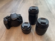Canon EOS 700D 數碼單反相機 連3個鏡頭、遙控、電池