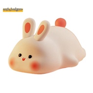 Night Light,Cute Silicone Lamp, Dimmable Light Up Bunny, Night Lamp,Rechargeable Bunny Nightlight, B