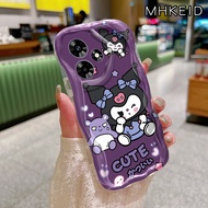 MHKEID Casing Hp Infinix Hot 30 Hot 30i Hot 30 Play Hot 20 Hot 20i Hot 20 Play Case Pola Kuromi yang