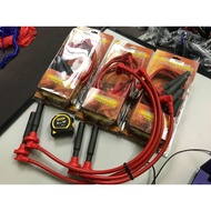 arospeed 10.2mm 3CORE spark plug cable 4g91 4g92 4g93 wira satria putra