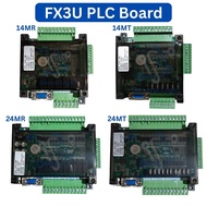 FX3U PLC Board Control Industrial FX3U 14MT/14MR/24MT/24MR Support GX Works2