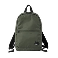 日本 Ne-net NYA 軍綠色牛津布 簡約 背囊