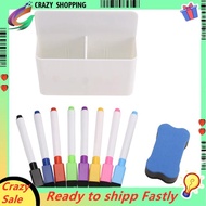 Magnetic Dry Erase Marker Holder, Magnetic Marker Holder for Whiteboard, 8 Pieces Magnetic Dry Erase