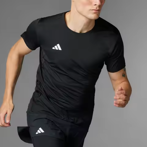 Adidas Official New Men's Round Neck Breathable Running T-shirt IN1156