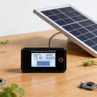 DC5V-100V แสดงระดับการชาร์จรถยนต์แสดงตัวทดสอบมิเตอร์ความจุ Lithiums LED เครื่องทดสอบโวลต์มิเตอร์