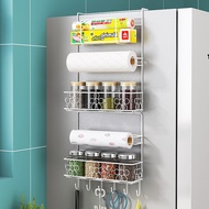 P66D Refrigerator Shelf Side Hanger Kitchen Supplies Multi-Layer Fresh-Keeping Bag Seasoning Gap Mul