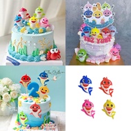 Baby Shark Cartoon Ocean Fish Kids Birthday Cake Decoration 鲨鱼宝宝海洋儿童卡通蛋糕装饰